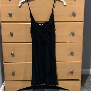 Black Express Wrap Dress